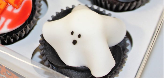 Ghost Cupcake Finished Result