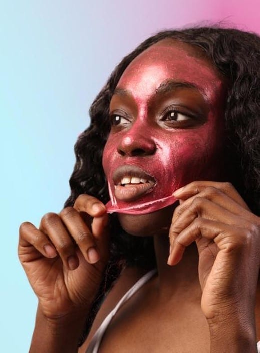 glitter face mask glitter makeup GLOSSYBOX