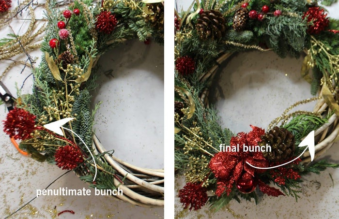 GLOSSYBOX How to make a Christmas Wreath
