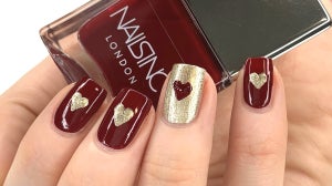 Valentine’s Nails Tutorial With Nails Inc’s Status Red