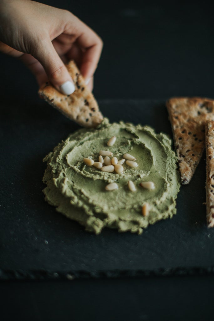 super greens hummus