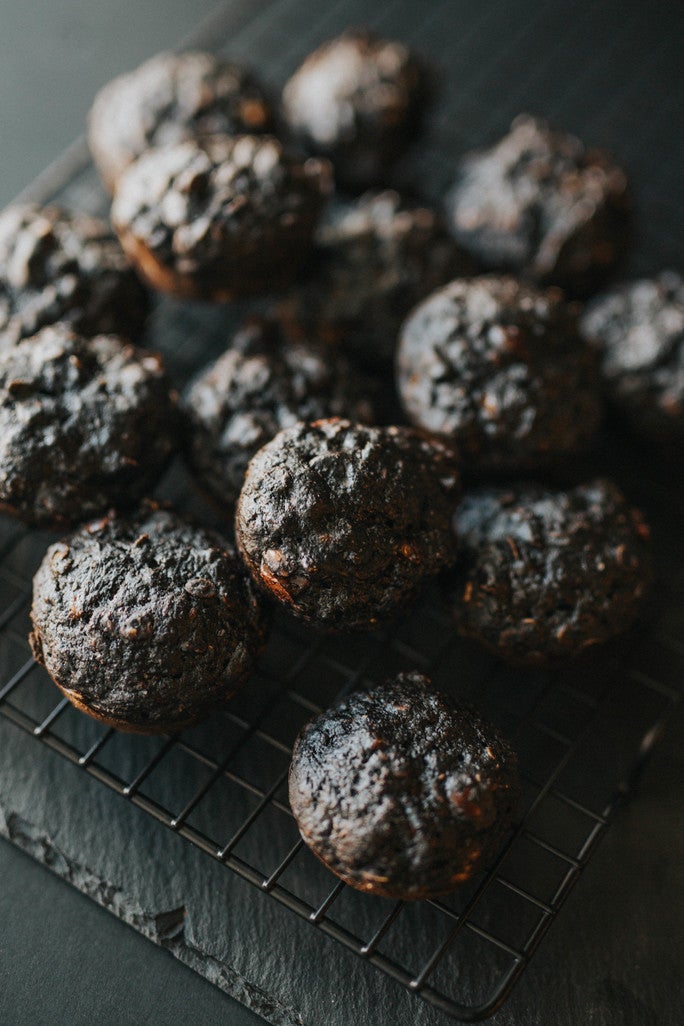 double chocolate super shake muffins