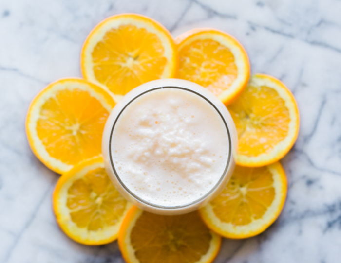 orange coconut smoothie