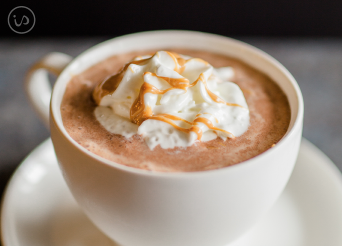 frozen hot chocolate smoothie