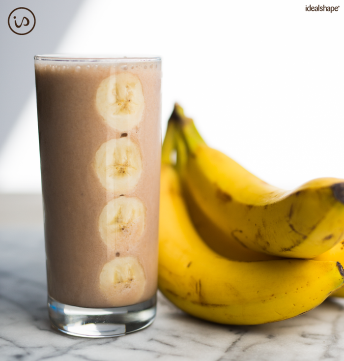 chocolate cream banana smoothie