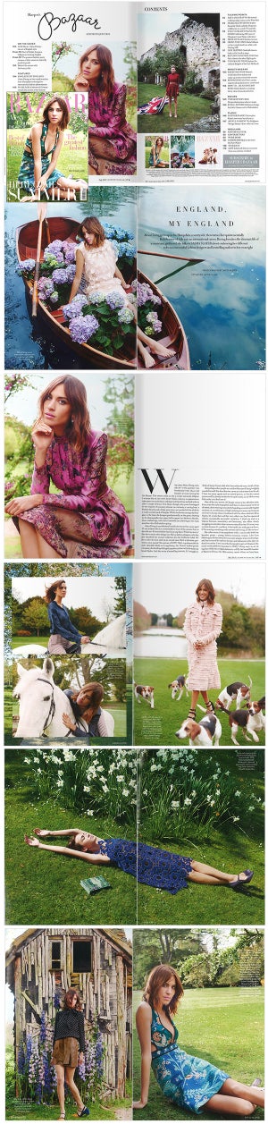 Harper’s Bazaar: Alexa Chung