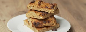 Chocolate Chip Chickpea Blondies | Healthy & High-Protein