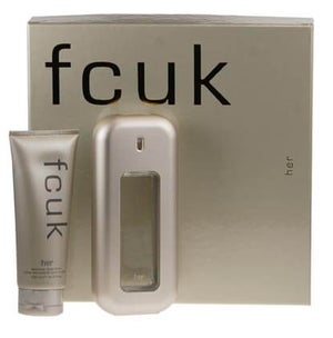 Fcuk - Her Gift Set (100Ml Eau De Toilette With Body Lotion)