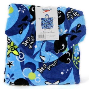 Speedo Sea Squad Poncho Towel - Blue