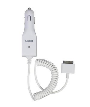 Logic 3 Car Charger for iPhone & iPod White