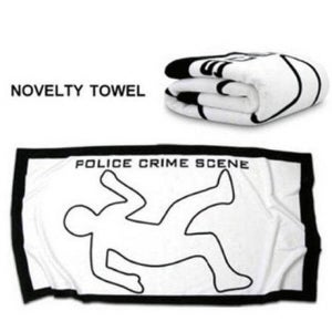 Police Crime Scene Beach Towel - Fun Summer Gift