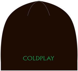 Coldplay Logo Black Beanie