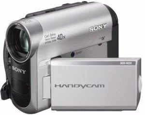 Sony DCR-HC51E Mini DV Camcorder. 800K Pixel. 40x Optical Zoom. 2.5 inch LCD Screen with Touch Panel
