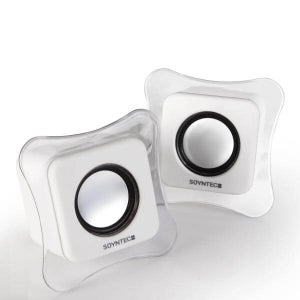 SOYNTEC Voizze 140 2.0 USB Speakers - White