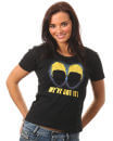 John And Edward Ladies T-Shirt - Black