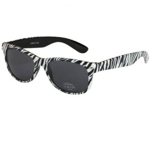 Baghdad Zebra Print Wayfarer Sunglasses