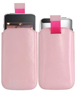 Exspect iPod Touch 2G Leather Slip Case - Pink
