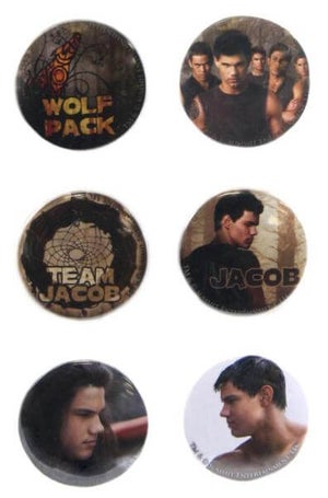 Twilight New Moon - Pin Set Of 6 Jacob Second Set