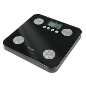 Salter 9106 Black Glass Body Analyser Scales