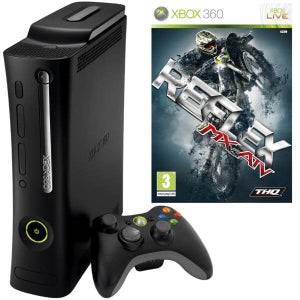 Xbox 360 Elite Console: Bundle (including MX vs ATV: Reflex & HDMI Cable)