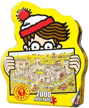 Wheres Wally 2000 piece Puzzle in Tin