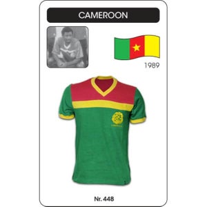 Cameroon 1989 Short Sleeve Retro Football Shirt 