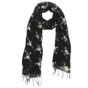 Yumi Skull Print Scarf