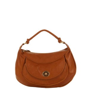 Ri2k Alpha large Leather scoop shoulder bag