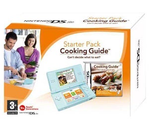 Nintendo DS Lite Turquoise Console with Cooking Guide