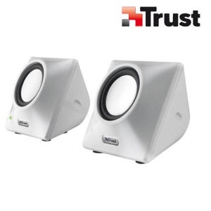 Trust Cone Portable Notebook Speakers - White