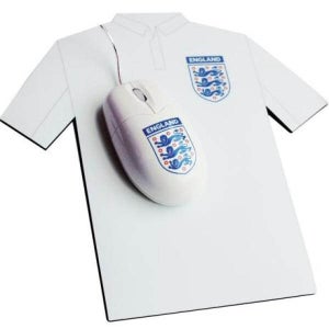 England FA Kit Optical Mouse and Mouse Mat Set
