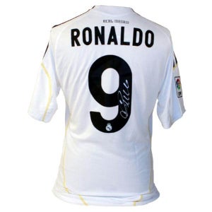 Cristiano Ronaldo Signed Real Madrid Football Shirt