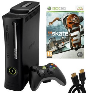 Xbox 360 Elite Console: Bundle (including Skate 3 & HDMI Cable)