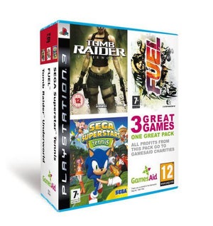 GamesAid: Tomb Raider Underworld, Fuel & Sega Superstar Tennis
