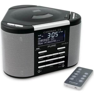 Pure Outlet Chronos CD DAB Radio - Black - Manufacturer Refurbished