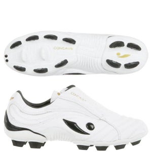 Concave Men's PT+ Classic Firm Ground Football Boots - White/Black
