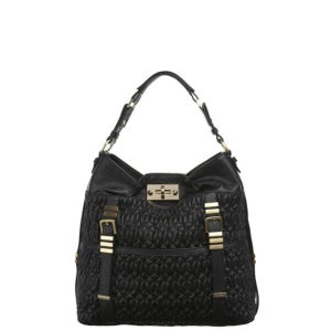 Fiorelli Black Virginia quilted large hobo/crossbody