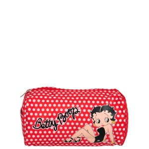 Betty Boop large pencil Case/Cosmetic Bag- Red- White