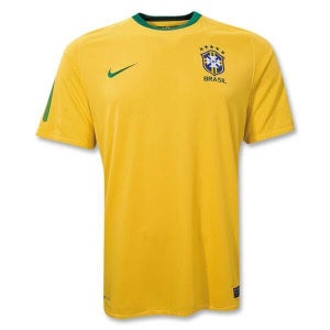 Brazil Home Shirt 2010/11 Short Sleeve - Youths