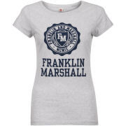 Franklin Marshall Women's Logo T - Shirt - Paloma Grey