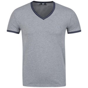 D&G Gold Medal V-Neck T-shirt - Grey
