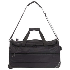 Delsey Fiber Lite 63Cm Trolley Duffle Bag - Black