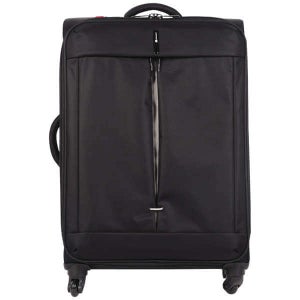 Delsey Fiber Lite 77cm 4 -Wheel Expandable Trolley Case - Black
