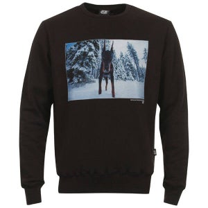 55DSL Men's F-Dog Crew Neck Sweatshirt - Black