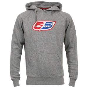 55DSL Men's F-Logo Hooded Sweatshirt - Grey