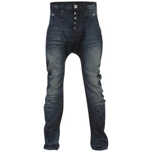 Humor Men's Zanka Drop Crotch Jeans - Blue