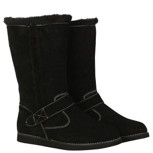 Rocket Dog Women's Saunte Fur Boot - Black (Damaged Box)