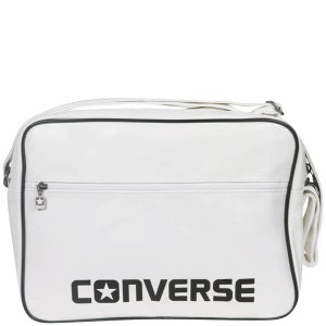 Converse Player PU messenger bag in bright white 