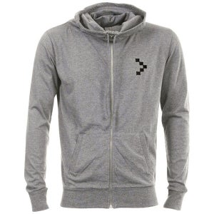Sonneti Men's Freeman Full Zip Snood Neck Jacket - Ice Grey/Grey Marl