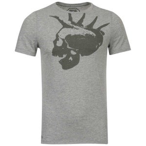 Sonneti Men's Dead Punk T-Shirt - Ice Grey/Grey Marl
